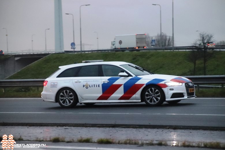 File na politieactie op de  A13