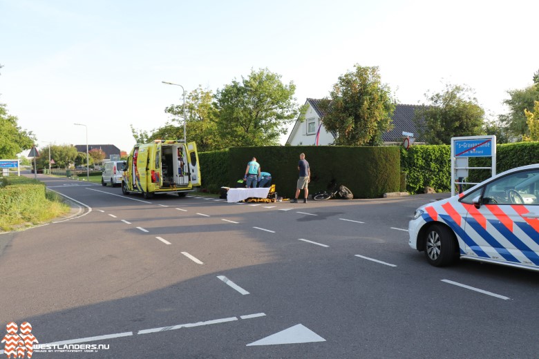 Fietsster gewond na ongeluk bij Kersenlaan