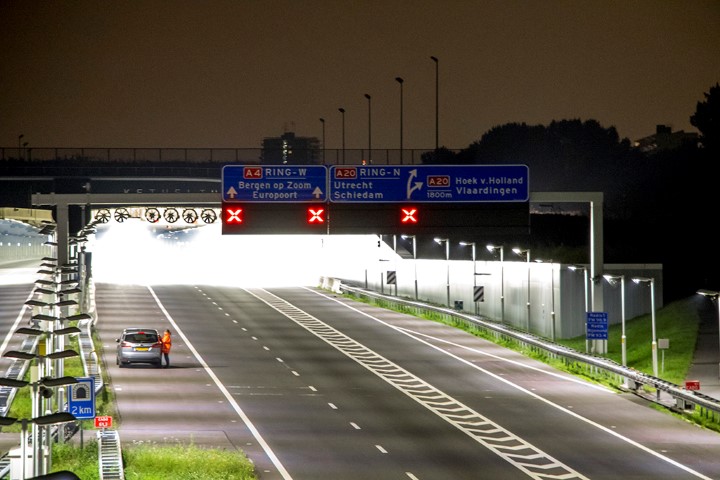 Dit weekend afsluiting Ketheltunnel A4 Delft-Schiedam