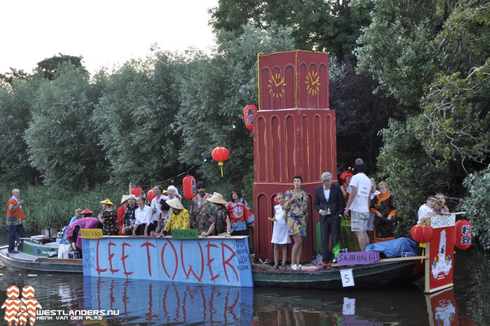 Gondelvaart zorgt voor spektakel in de Lee