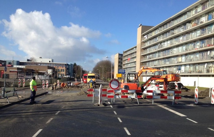 Afsluiting Middel Broekweg in Naaldwijk aanstaande zaterdag