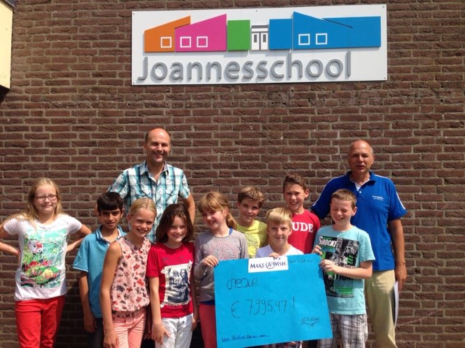 WSKO Joannesschool laat hartenwensen in vervulling gaan