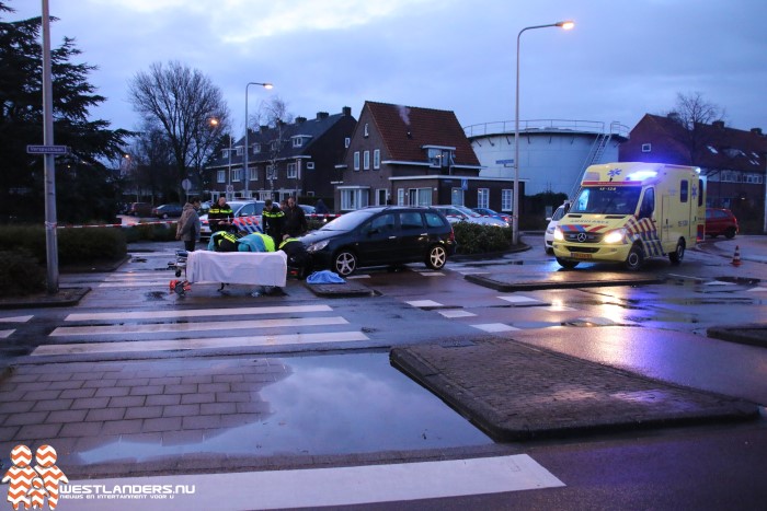 Scooterrijder gewond bij ongeluk Grote Woerdlaan