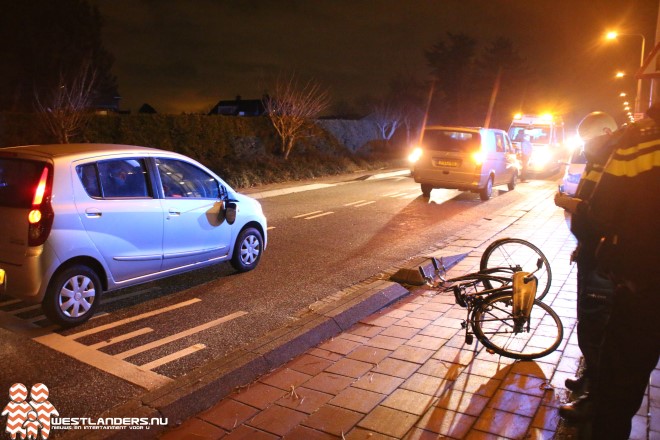 Fietser gewond bij ongeluk Poeldijksepad