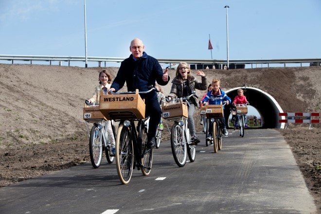 Fietsverbinding Lange Wateringzone officieel geopend