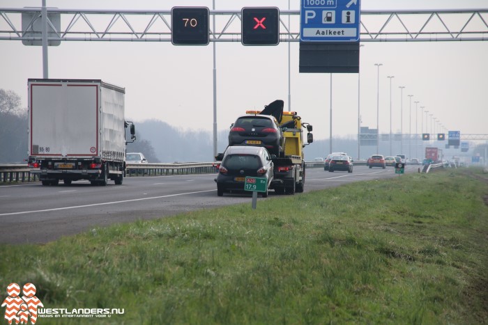 Twee ongelukken op en nabij de A20