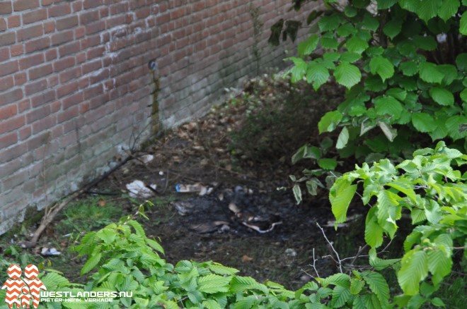 Opnieuw buitenbrand aan de Prins Mauritsstraat