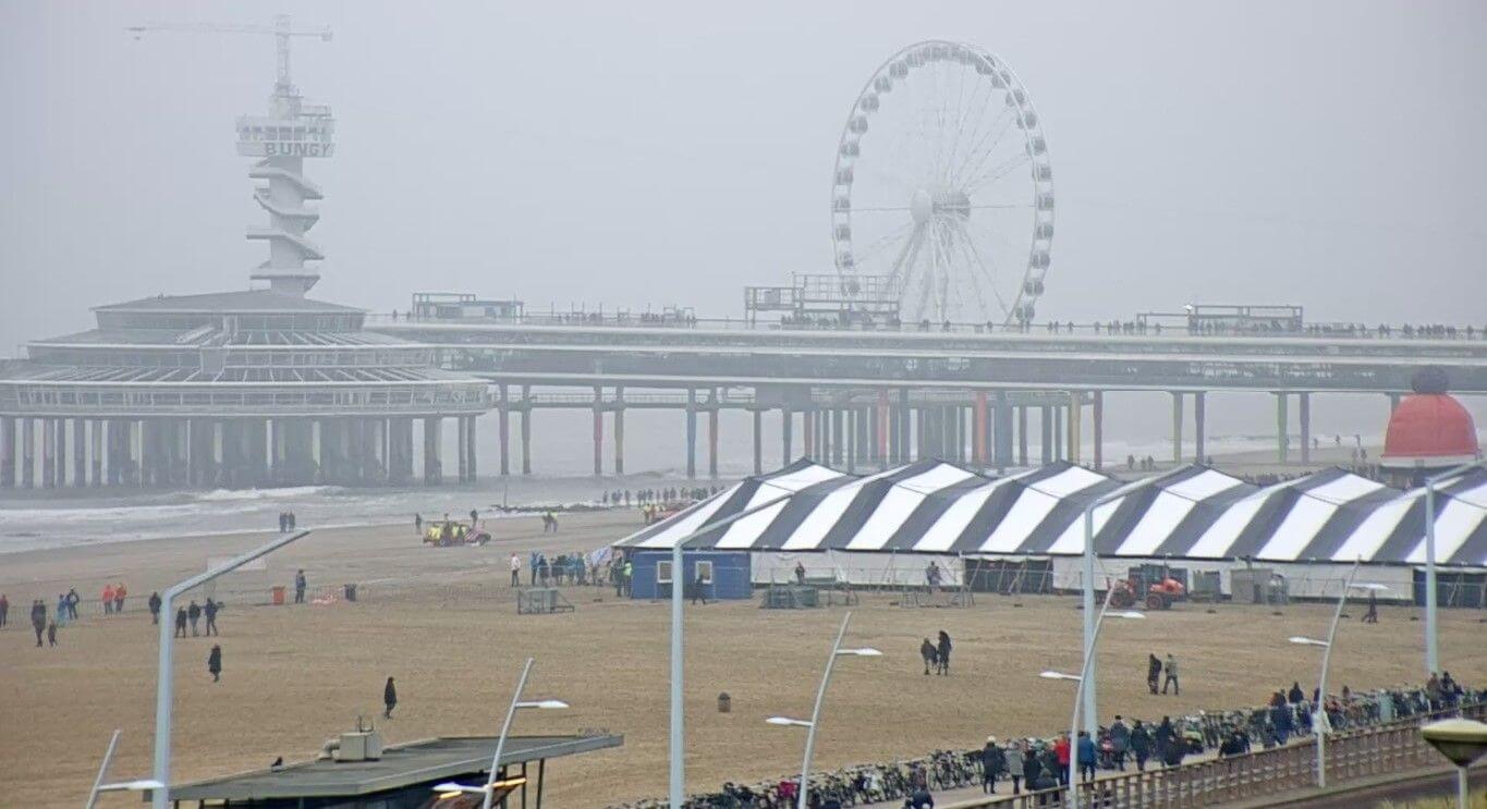 Nieuwjaarsduik bij Scheveningen gaat weer niet door