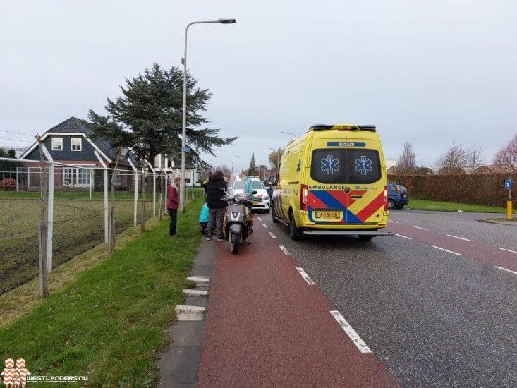 Licht gewonde bij ongeluk Poeldijksepad