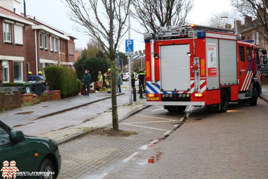 Binnenbrand in schuur Rijnweg