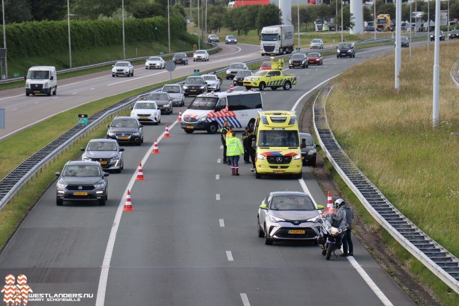 Gewonde bij ongeluk A4