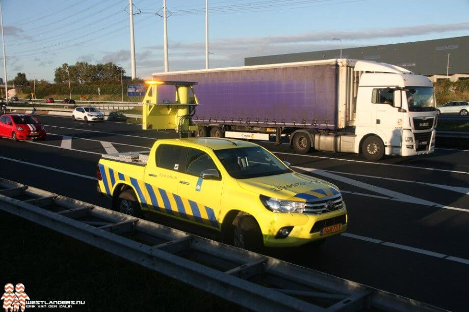 Kop-staart op de A4