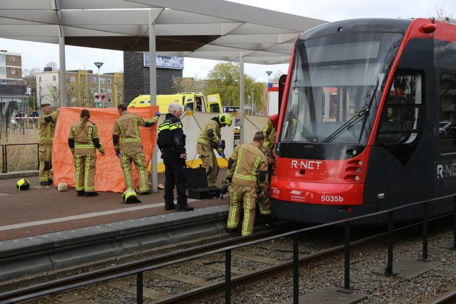 Zwaar gewonde na ongeluk met tram