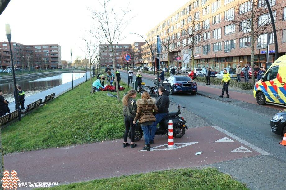 Gewonde bij motorongeval Laan van Wateringse Veld