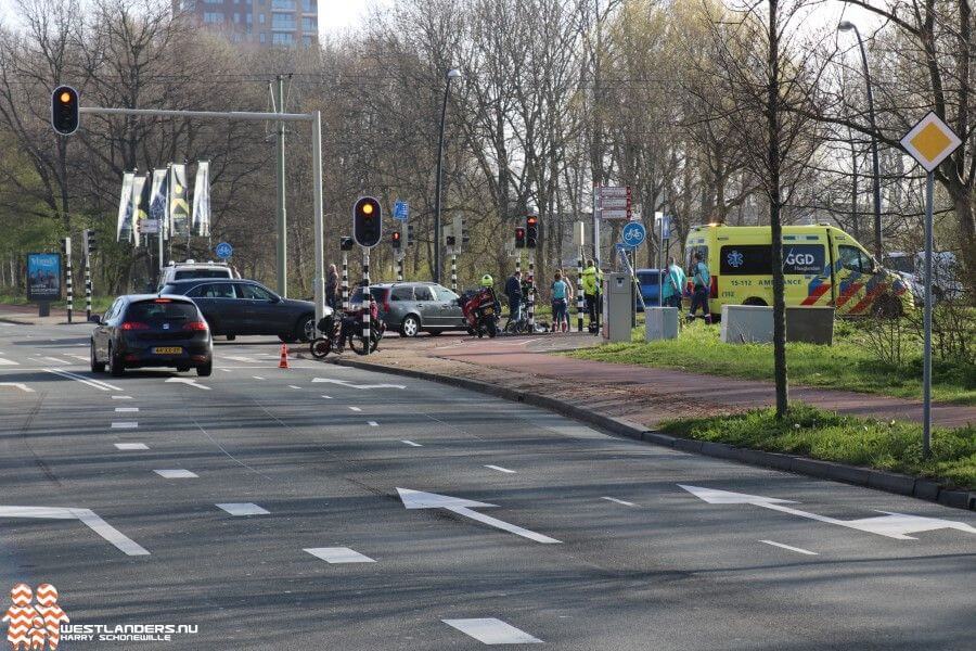 Fietser licht gewond bij ongeluk Erasmusweg