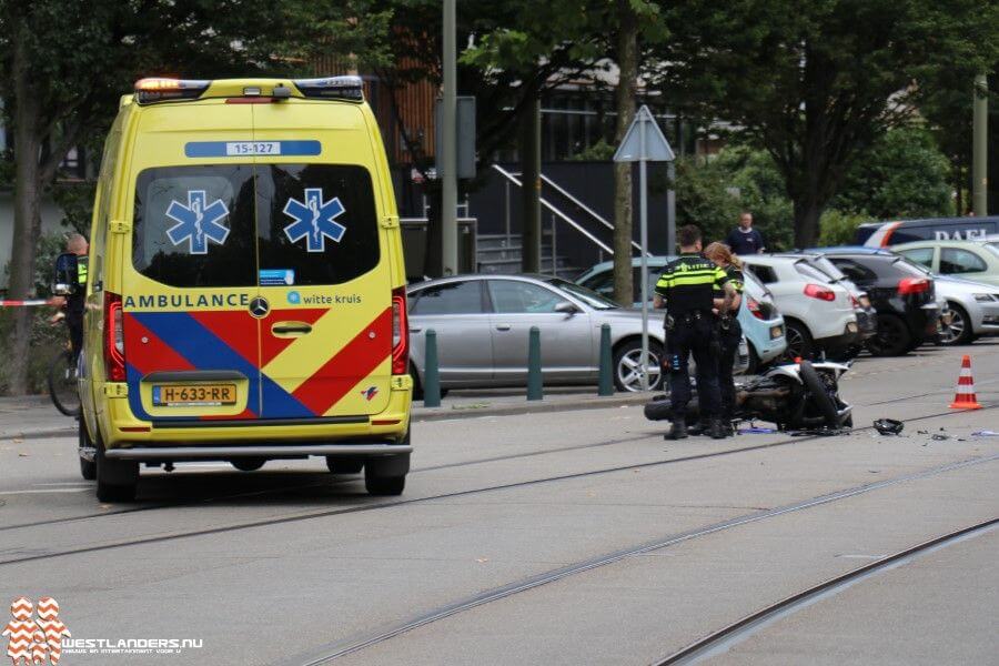 Ongeluk met motor bij De Werf