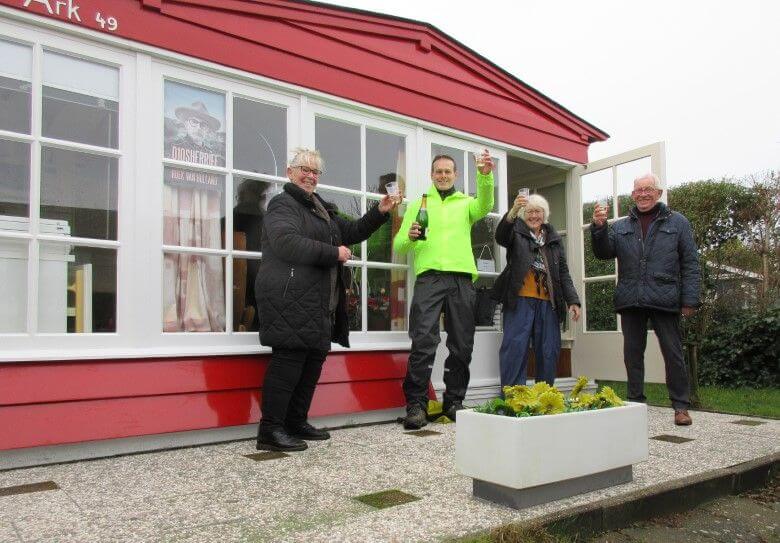 Bescheiden feestje voor recreatieoord Hoek van Holland