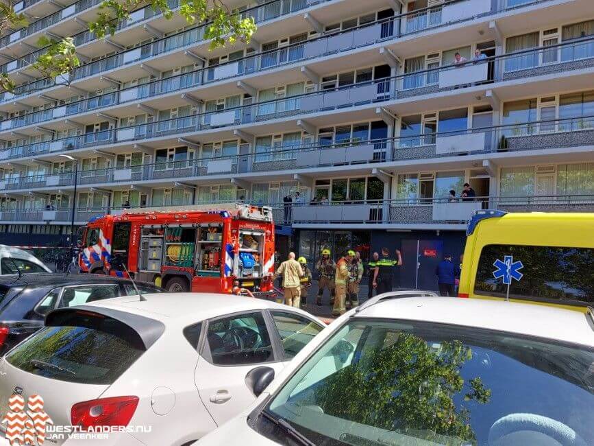 Middelbrand in kelderbox Burgemeester Zaneveldstraat