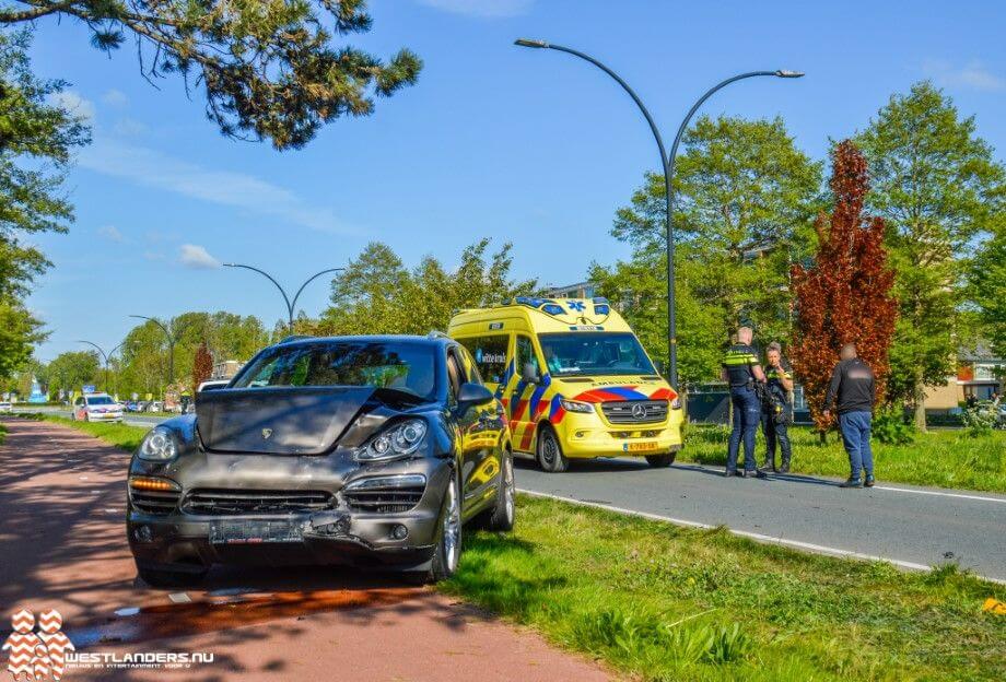 Ongeluk tussen Porsche en Mercedes op Laan 1940-1945