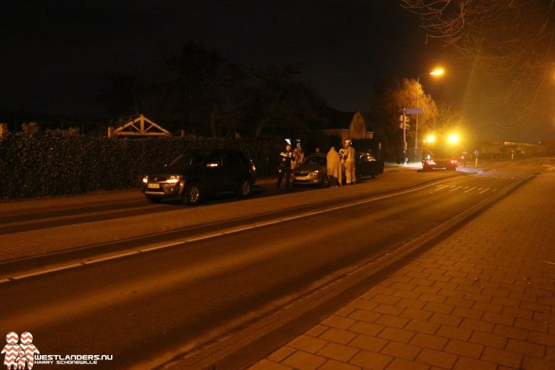 Gewonde bij kop-staart botsing Emmastraat