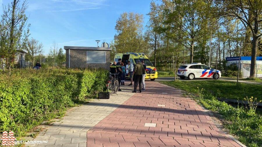 Ongeluk op fietspad bij Hoge Bomen