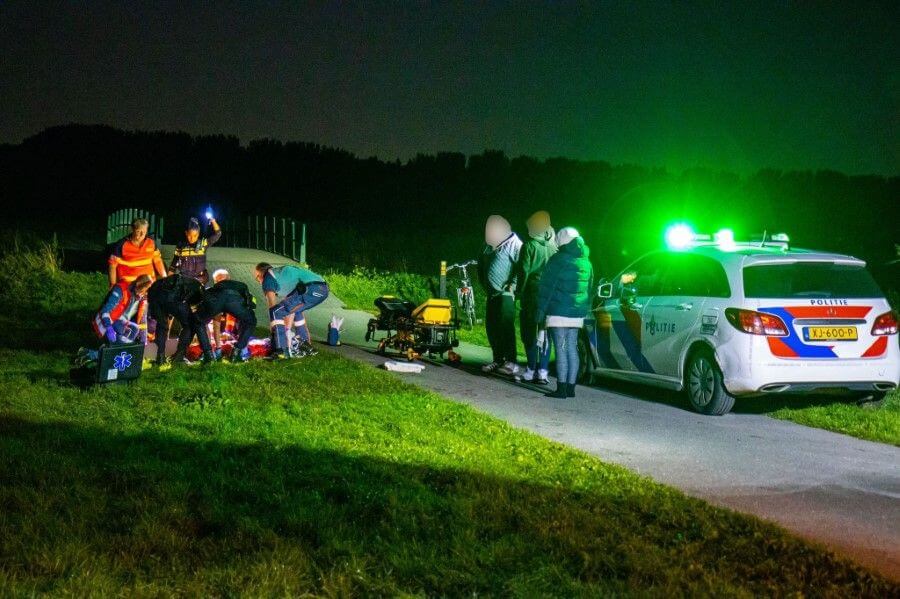 Scooterrijder zwaargewond na val bij Huigenhofpad