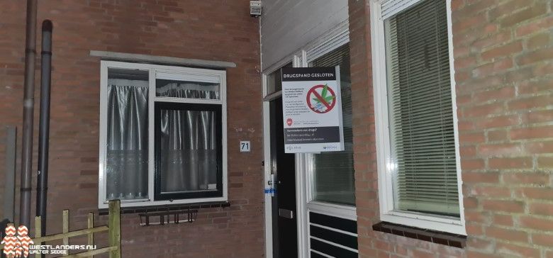 Woning dicht na drugsvondst