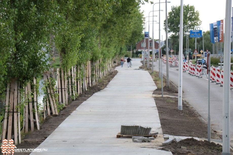 Nieuwe fietspad Bosweg vrijdag weer open