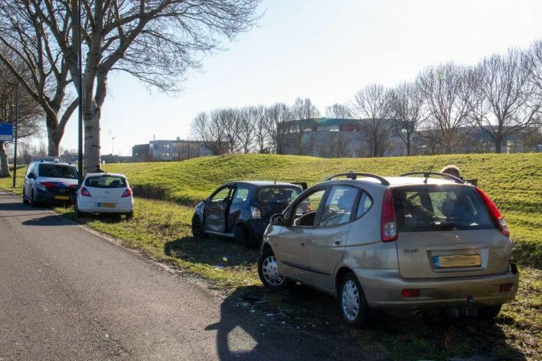 Weer een ongeluk op de Maassluissedijk