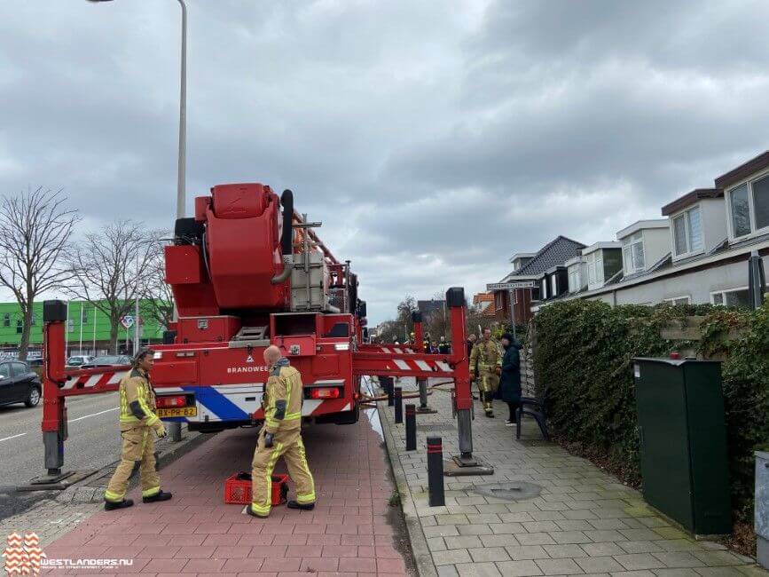 Binnenbrand bij woning Noordweg