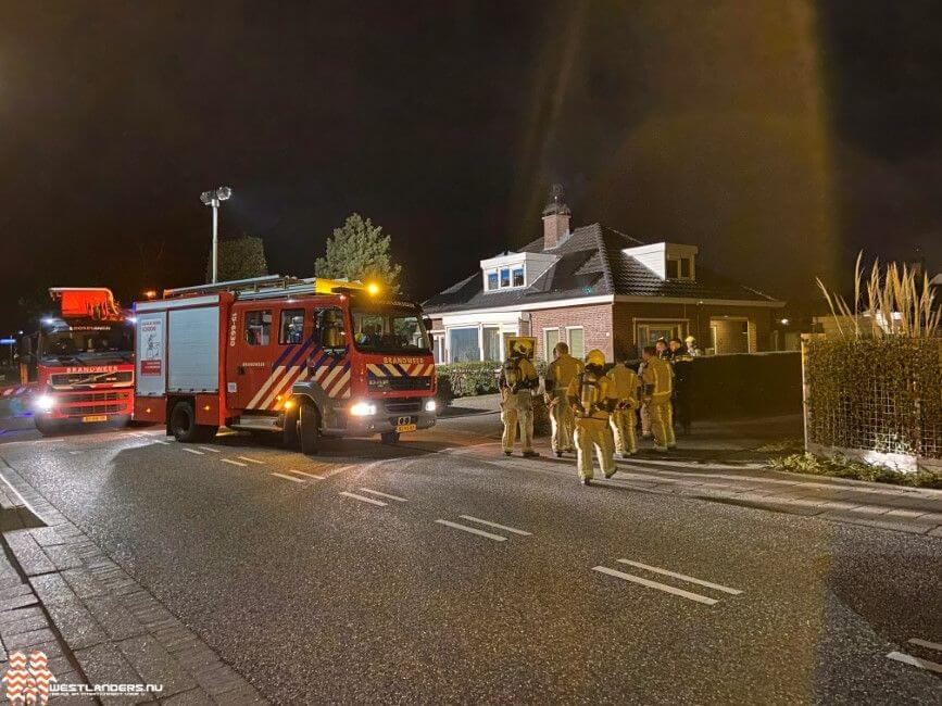 Schoorsteenbrand aan het Poeldijksepad