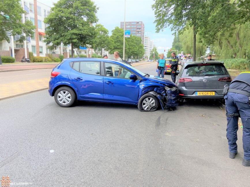 Ongeluk Erasmusweg zorgt voor veel ongemak