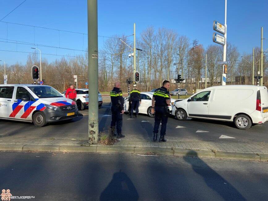 Kop-staart ongeluk op de Lozerlaan