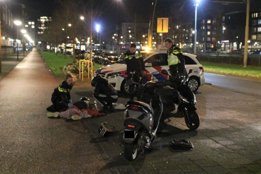 Ernstig gewonde na ongeluk met scooters