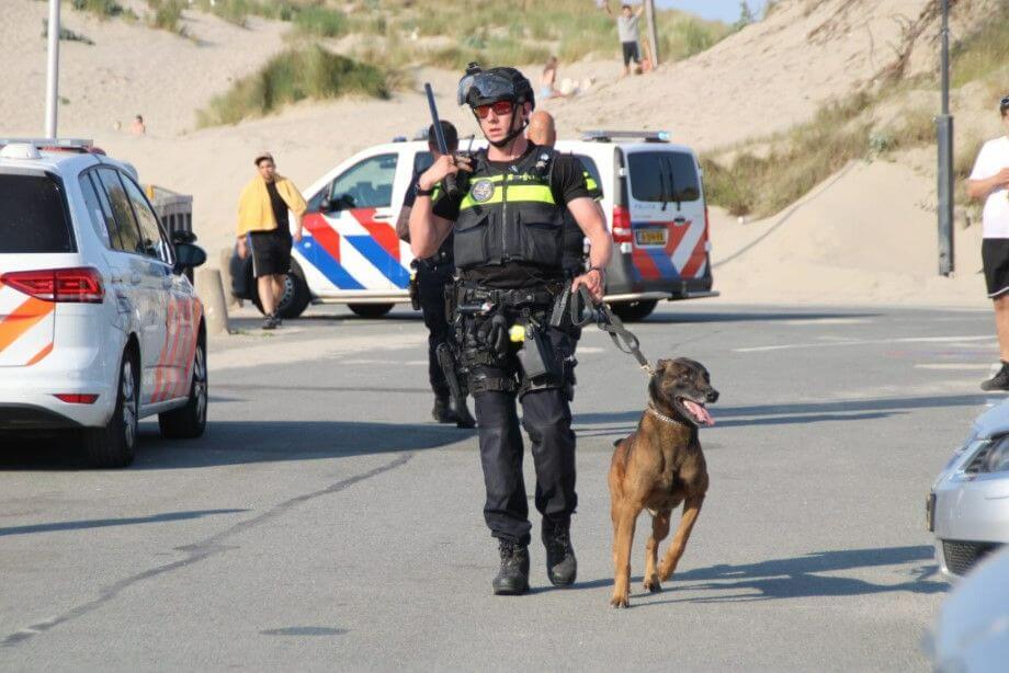 Flinke vechtpartij op het Hoekse strand