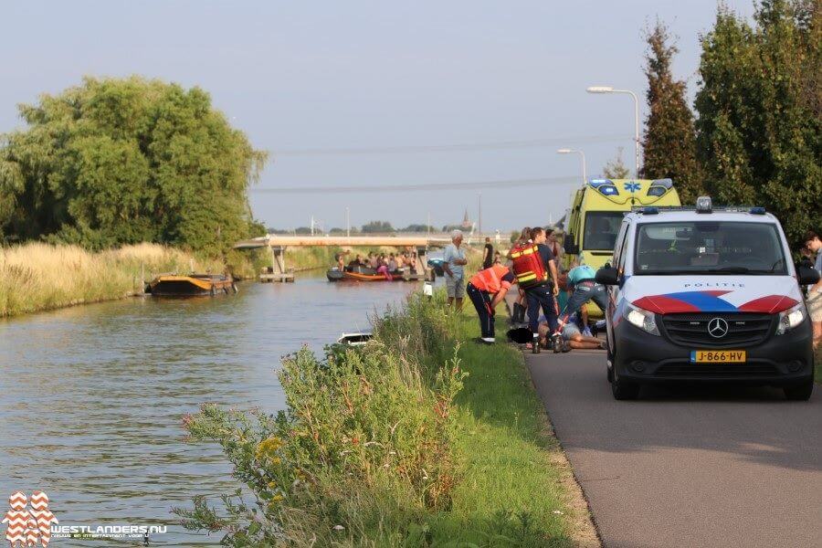 Traumateam inzet voor gevallen fietser