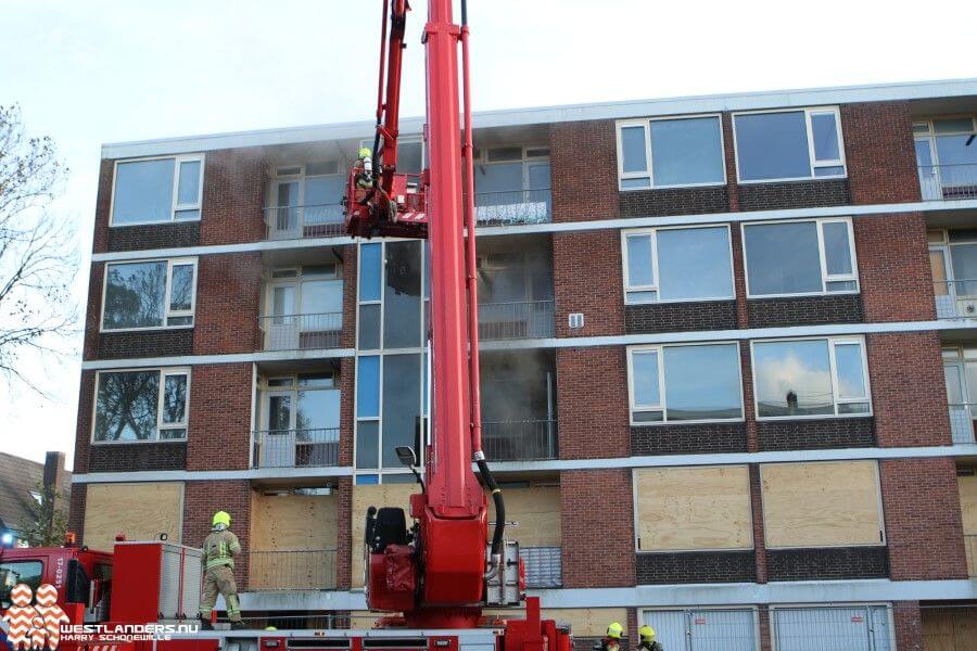 Middelbrand  in gebouw aan de Genestetstraat