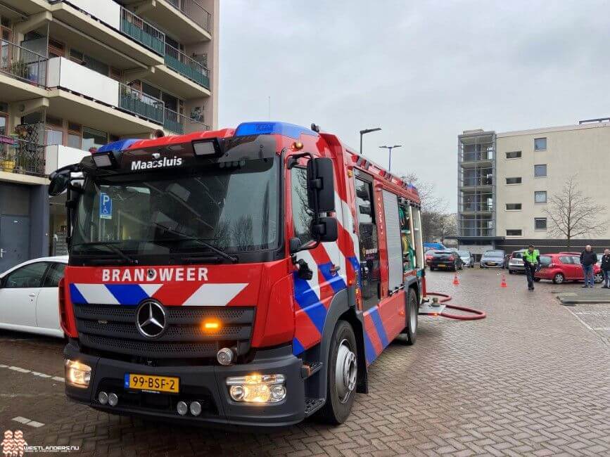 Brand op dak Seringenflat