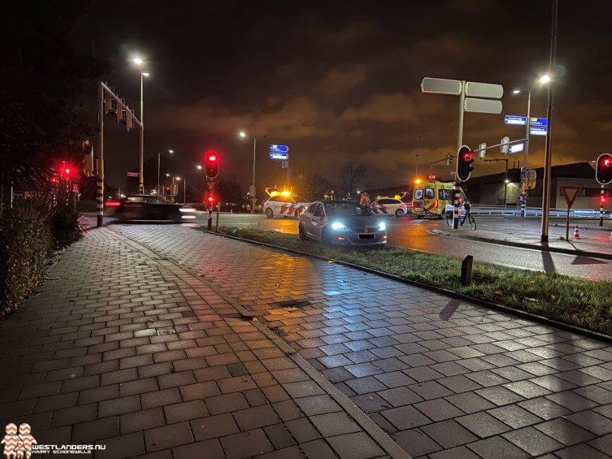 Fietser gewond na ongeluk bij Burgemeester Elsenweg