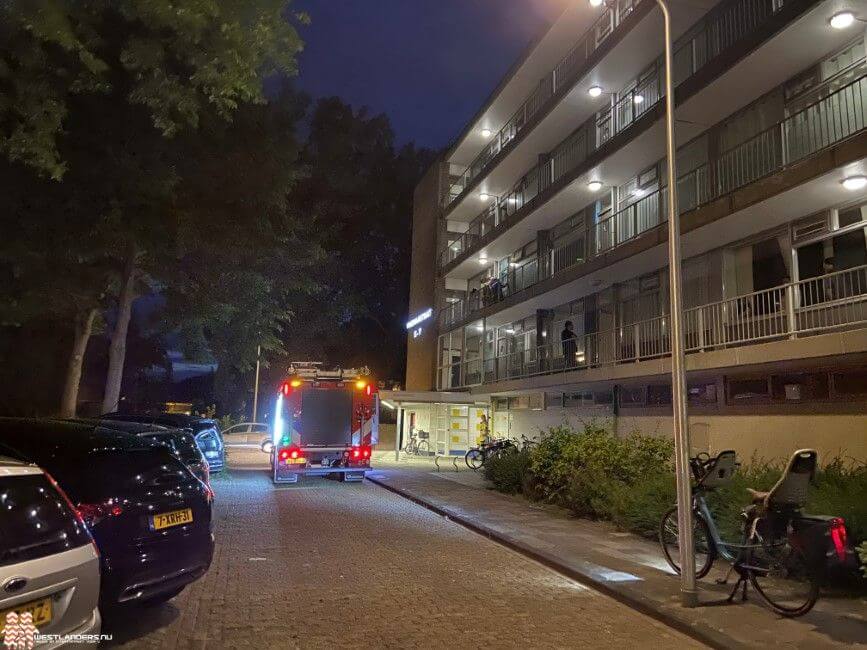 Nacontrole brand aan de Wagenaarstraat