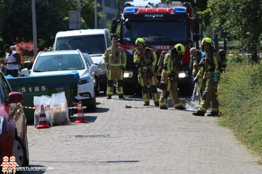 Incident met gevaarlijke stoffen aan de Tomatenstraat