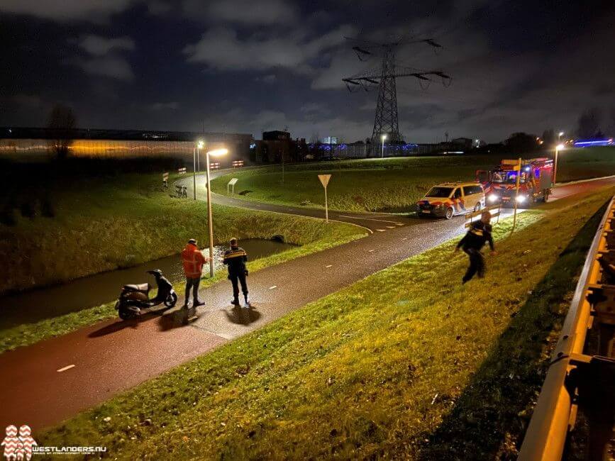 Melding persoon te water Vlietweg