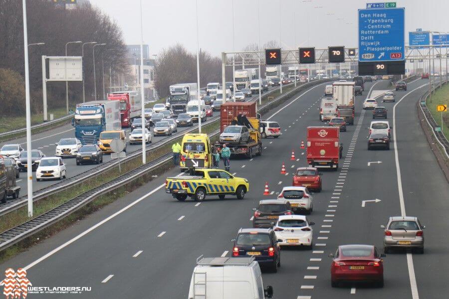 Files door incidenten op de A4