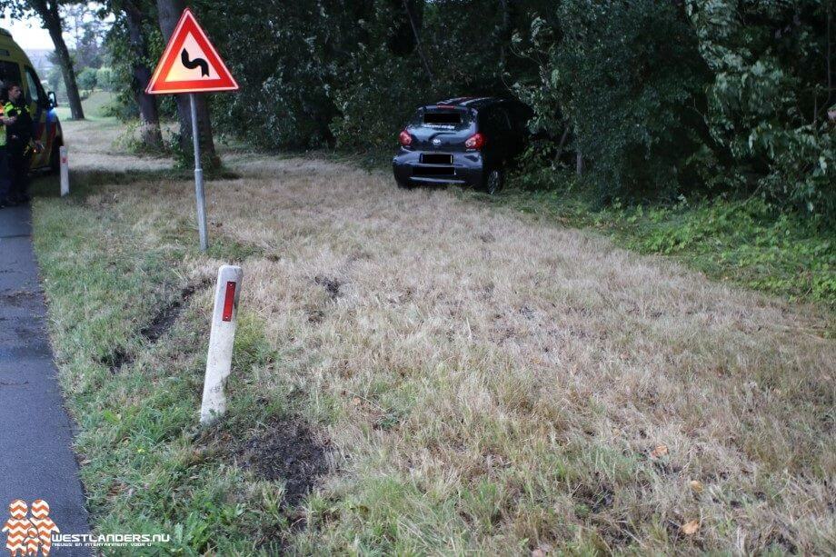 Drie ongelukken tijdens nat weer