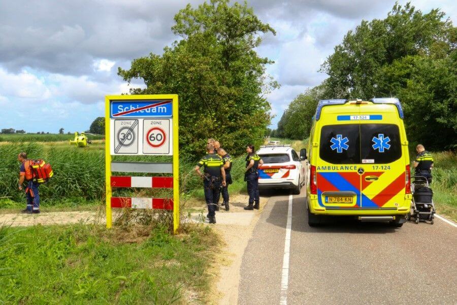 Klein kind onwel op Harreweg