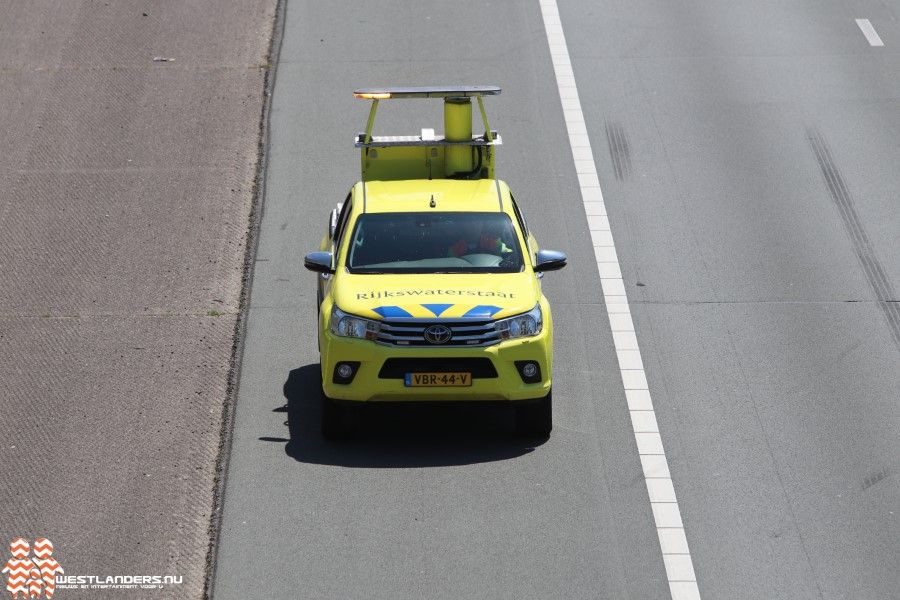 Nachtwerkzaamheden op A20 richting Westland