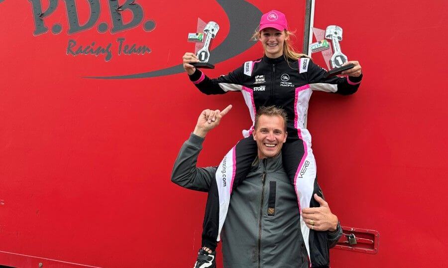 Eerste plaatst voor Rosanne den Drijver in GK4 Kart Series!