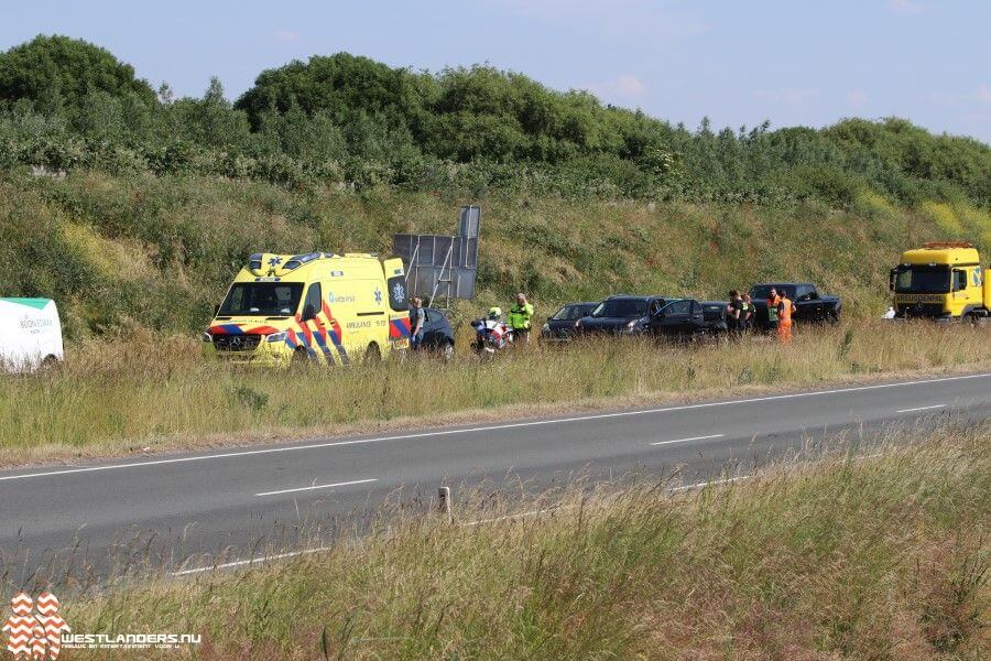 Gewonde bij ongeluk op de Wippolderlaan