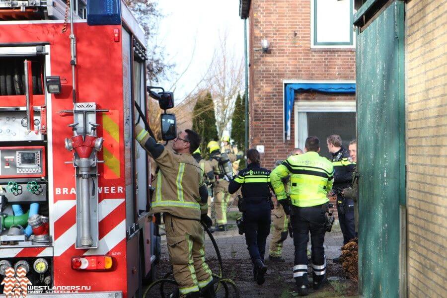 Woningbrand aan de Gantellaan