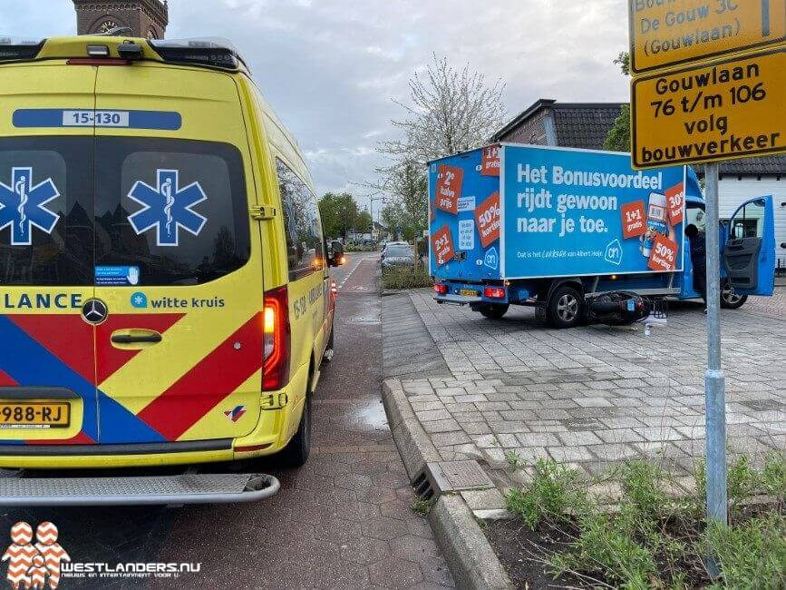 Scooterrijder gewond na ongeluk Kerkstraat